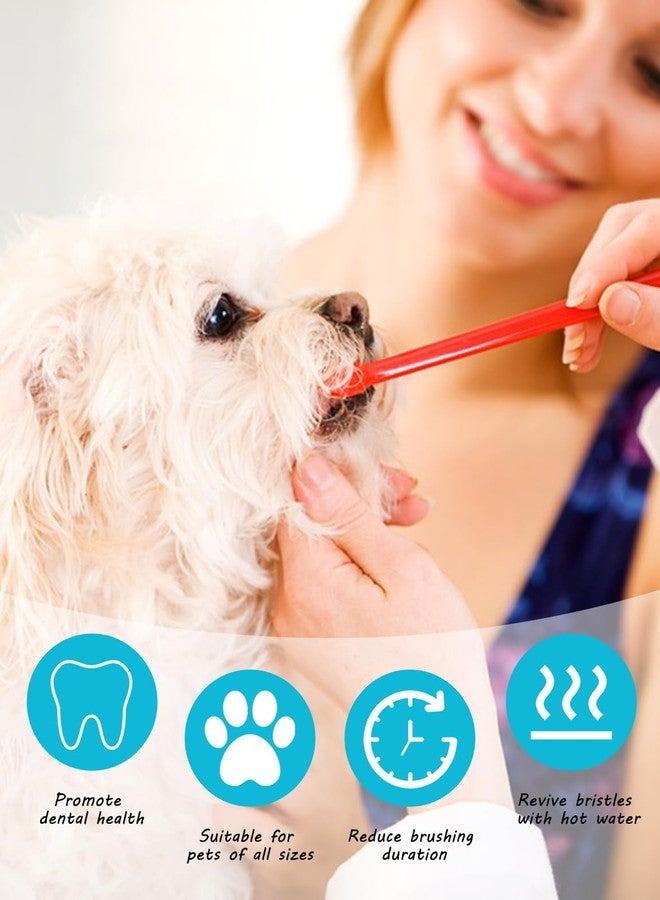 CRAZYBELLY 30 Pcs Pet Toothbrush Kit - Dual-Headed Toothbrush for Dogs & Cats - 10 Colors - Image 5